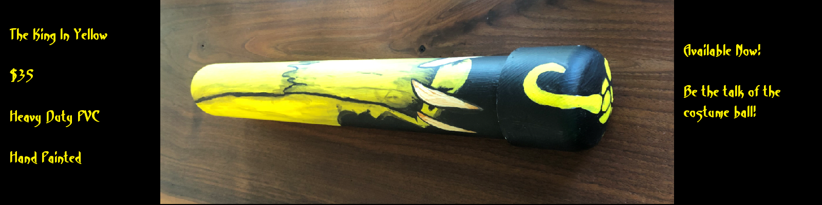 The King in Yellow - Scroll Tube - Commission